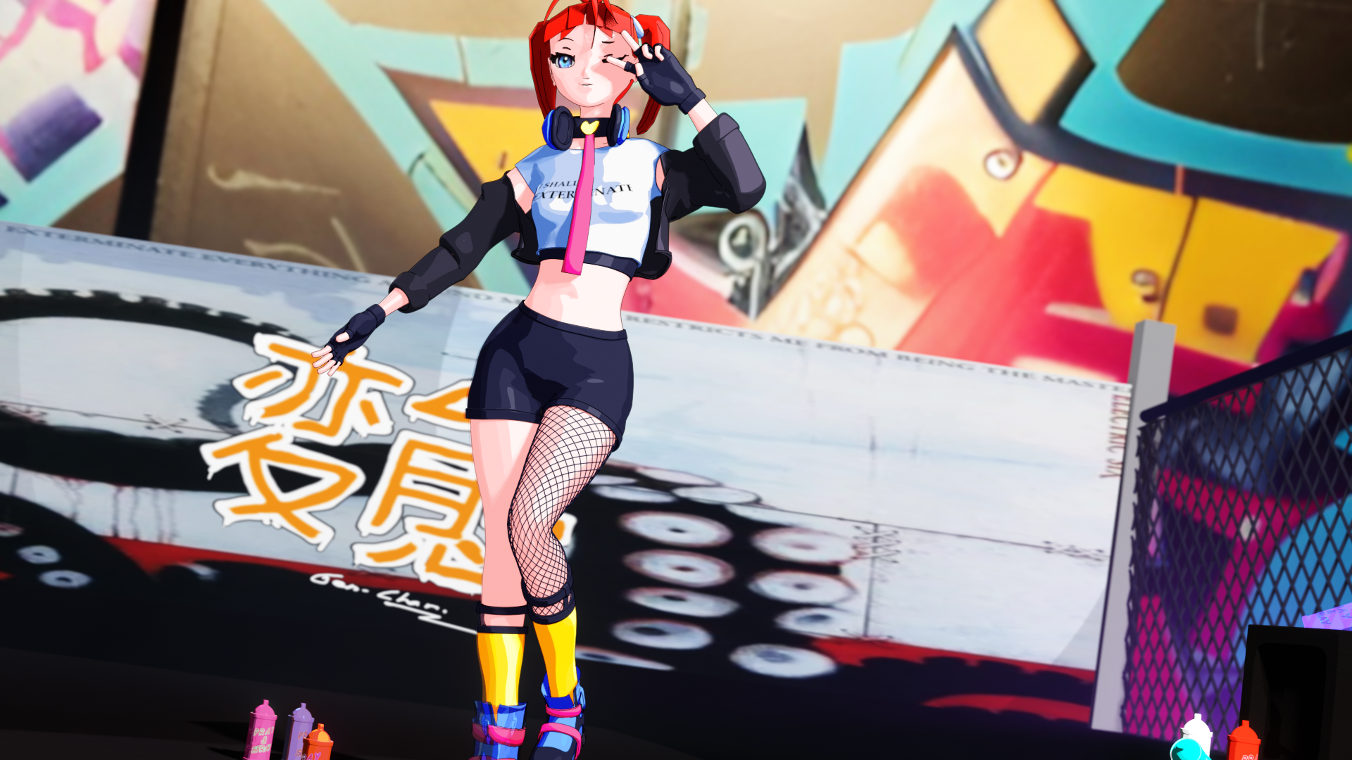 Enhance... Gen-chan v-pose