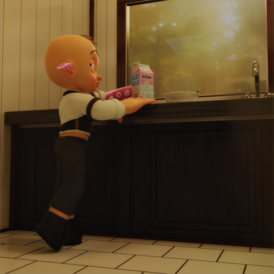Enhance... Hentacle Henry making breakfast